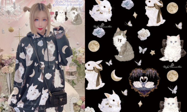 月夜に照らされてshirone様コラボパーカー