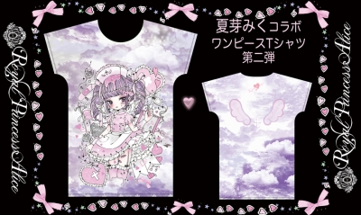 夏芽みくコラボワンピースTシャツ★第2弾★6月23日発売(すぐにお届け)