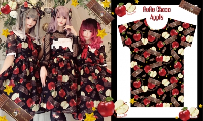 Ruru Choco AppleワンピースTシャツ(即時発送)8月3日発売