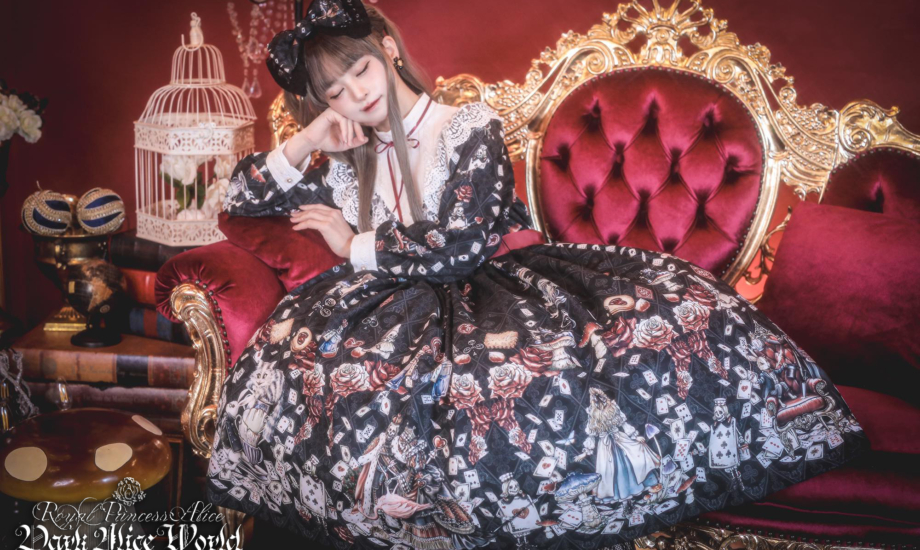 Dark Alice World粟木こぼねコラボ12周年スペシャルセット（ワンピース+カチューシャ）【即納品】