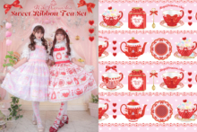 Sweet Ribbon Tea Set・hydrangea様コラボ